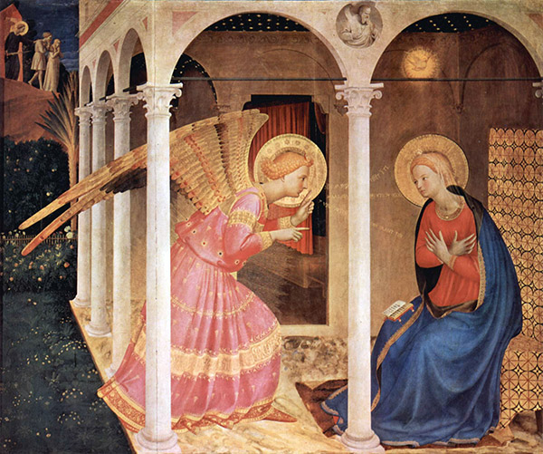 Fra Angelico (v.1395–1455), Annonciation de Cortone