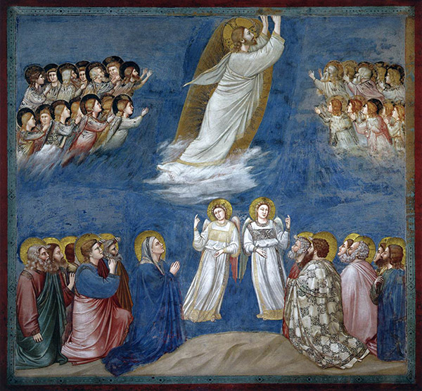 Giotto di Bondone (1267-1337), Fresque de l'Ascension