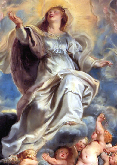 Pierre-Paul Rubens (1577–1640), Assomption de la Divine et Sainte Vierge Marie (détail)