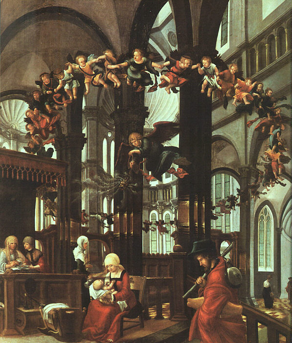 Naissance de la Vierge - Albrecht Altdorfer (1525)