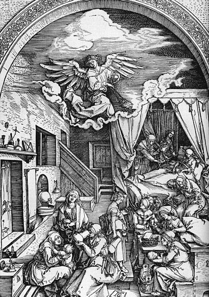Naissance de la Vierge - Durer (1511)