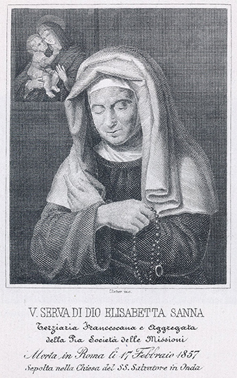 Elisabetta Sanna, veuve laïque italienne