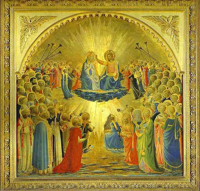 Le couronnement de Marie par Fra Angelico