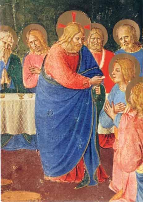 Fra Angelico : L'institution de l'Eucharistie