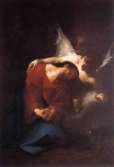 Jésus au Jardin des Oliviers, par Paul Troger (v. 1730)