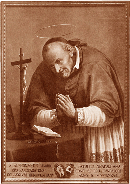 St Alphonse Marie de Liguori, évêque, confesseur et docteur de l'Eglise