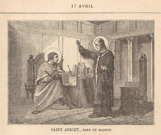 Saint Anicet 1er, pape et martyr