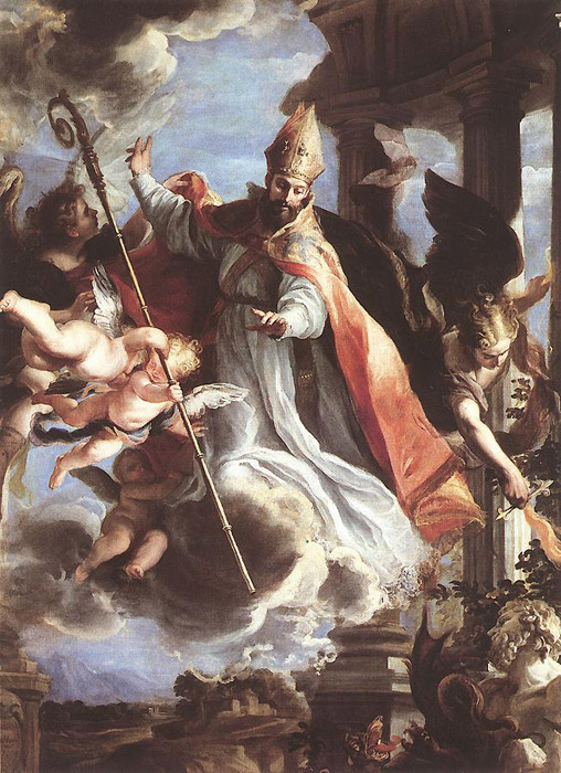 Le triomphe de Saint Augustin, par Claudio Coello