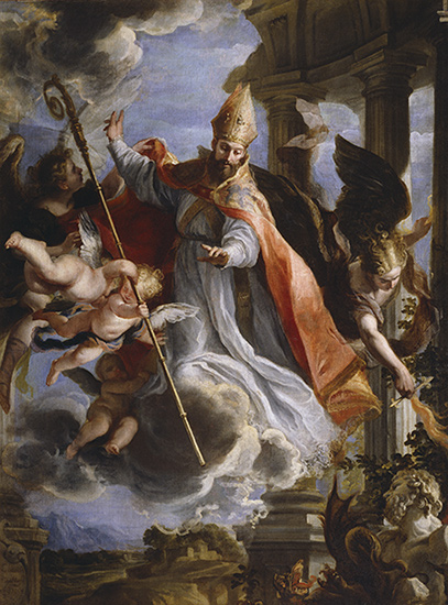 Le triomphe de St Augustin, Claudio Coello