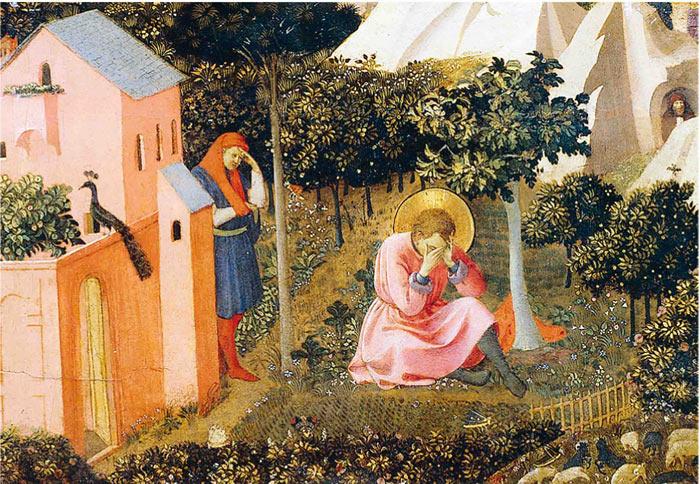La conversion de Saint Augustin, par Fra Angelico