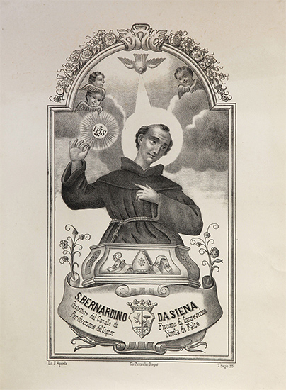 St Bernardin de Sienne, religieux, confesseur