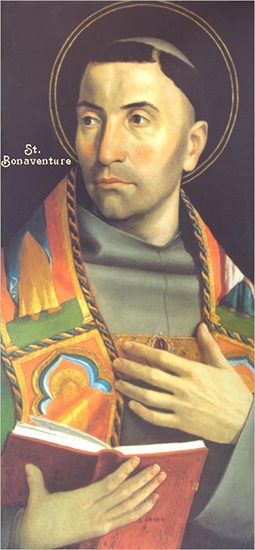 St Bonaventure, religieux (franciscain), évêque et docteur de l'Eglise
