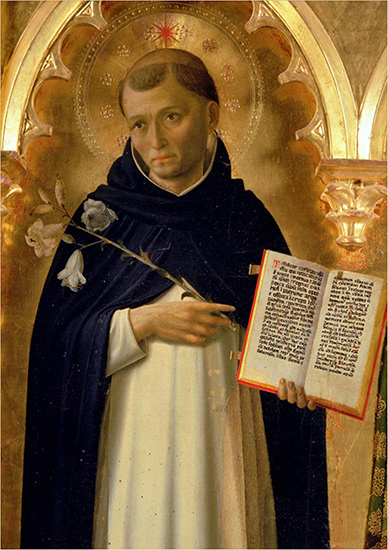 St Dominique, religieux et fondateur de l'Ordre des Frères prêcheurs