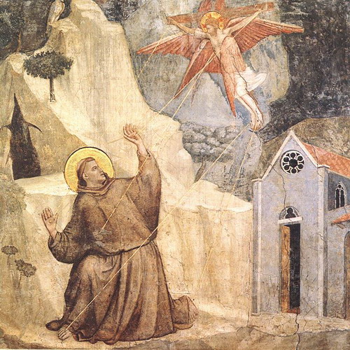 Saint François recevant les stigmates, par Giotto