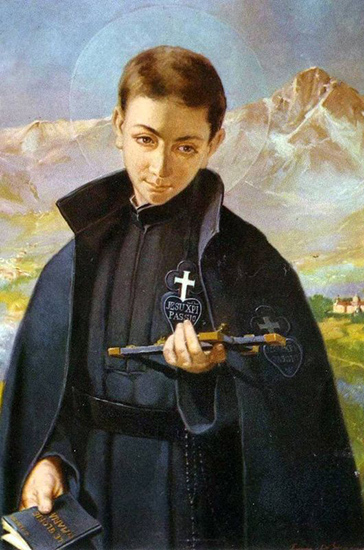 St Gabriel de l'Addolorata (de la Mère des Douleurs), religieux, confesseur passionniste (1838-1862)
