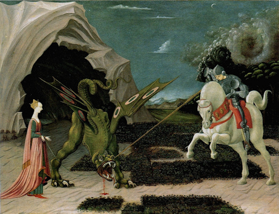 Saint Georges et le dragon, Paolo Uccello (1397-1475)