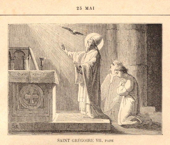 St Grégoire VII, abbé et pape