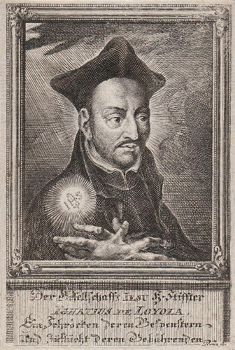 St Ignace de Loyola, gravure XVIIIe