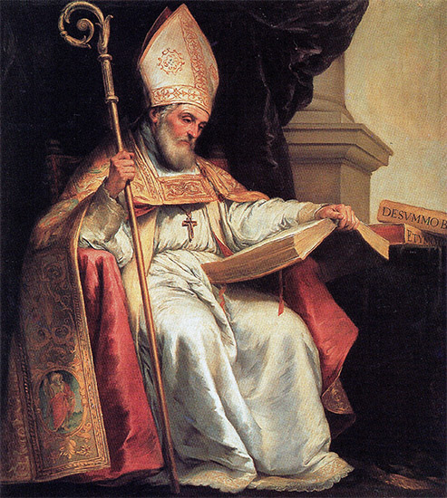 St Isidore de Séville, évêque et docteur de l'Eglise