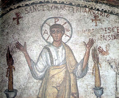 St Janvier, évêque et martyr