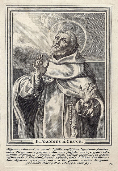 St Jean de la Croix, religieux (carme) et docteur de l'Eglise