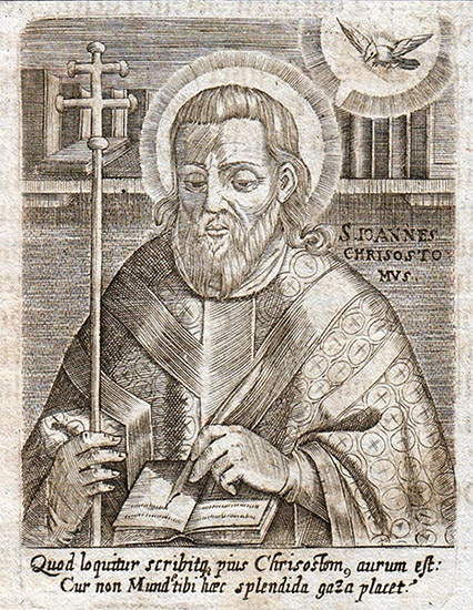 St Jean Chrysostome, évêque
