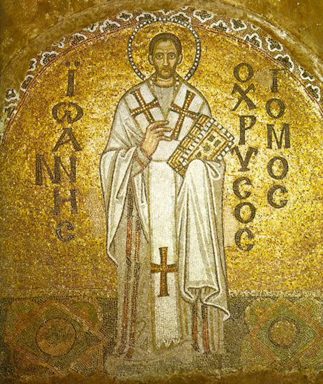 St Jean Chrysostome, évêque et docteur de l'Eglise