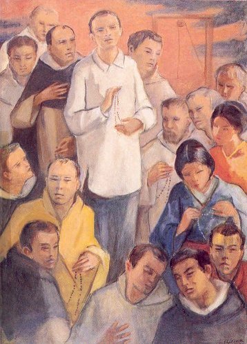 St Laurent Ruiz et ses comp., religieux (jésuites) martyrs de Nagasaki