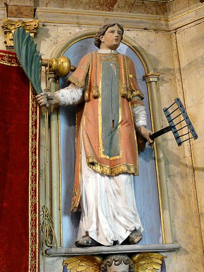 St Laurent, diacre martyr