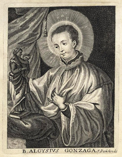 St Louis de Gonzague, confesseur
