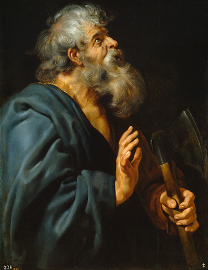 St Mathias, apôtre, par Rubens (1611)