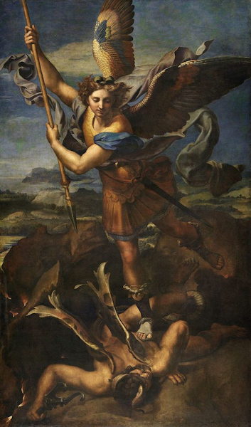 Raphaël, Saint Michel Vainquant Satan