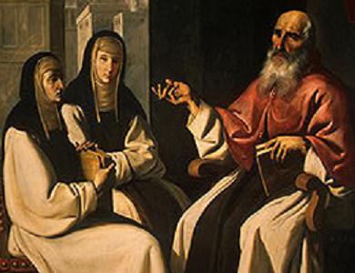 Saint Pie Ier, avec les Saintes Pudentienne & Praxède, vierges