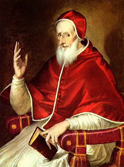 Le Greco, Portrait de Saint Pie V