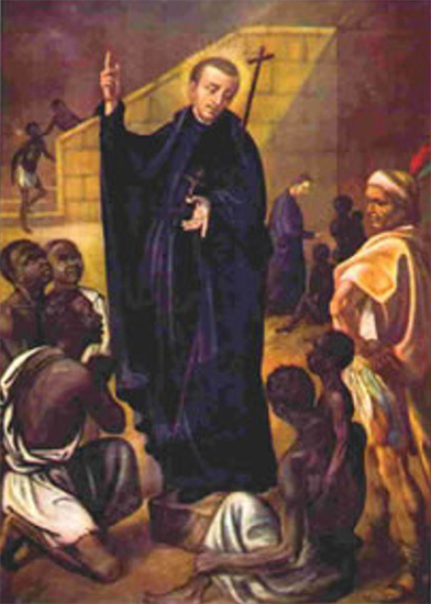 St Pierre Claver, patron des missions en pays noir