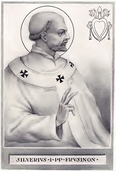 St Silvère, pape et martyr