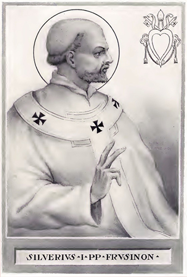 Saint Silvère, pape martyr