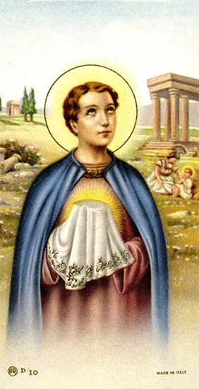 St Tarcisius, acolyte martyr, patron des servants d'autel