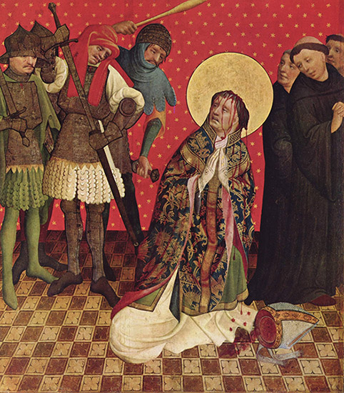St Thomas de Cantorbéry, évêque martyr