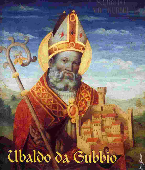 St Ubald de Gubbio, religieux et évêque