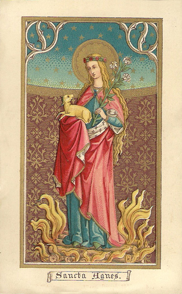 Ste Agnès, vierge martyre