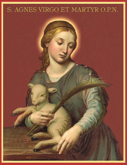 Ste Agnès, vierge martyre