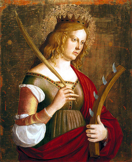 Ste Catherine, vierge et martyre