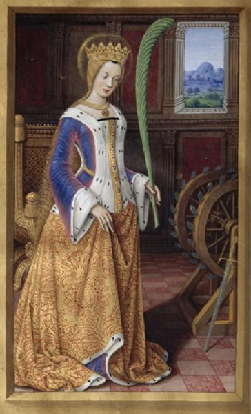 Ste Catherine d'Alexandrie, vierge et martyre