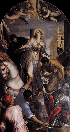 Le martyr de Sainte Christine
