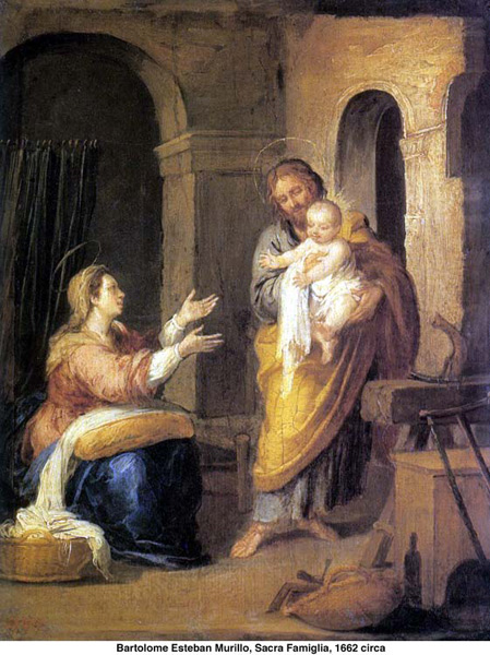 La Sainte Famille, par Murillo (1662)