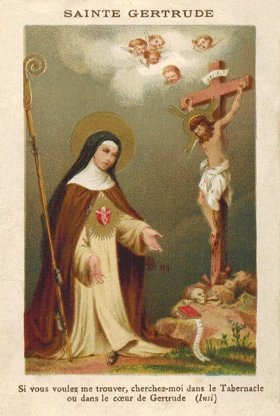 Ste Gertrude d'Helfta, religieuse