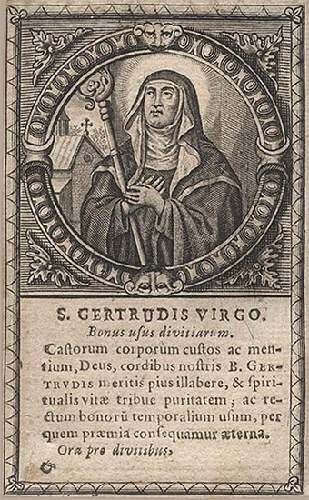 Ste Gertrude, religieuse (cistercienne)