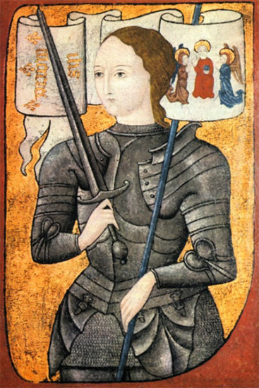 Ste Jeanne d'Arc, vierge, patronne secondaire de la France