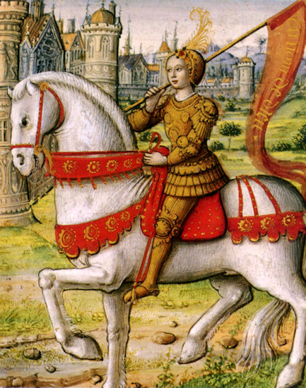 Ste Jeanne d'Arc, manuscrit de 1505